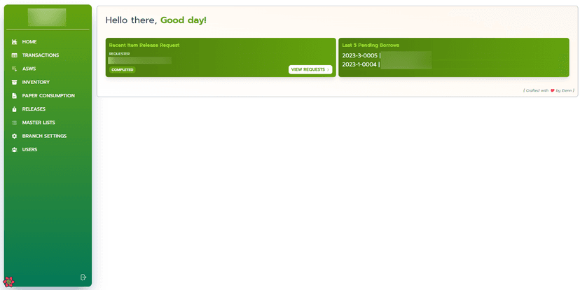 Secured Supply Management System